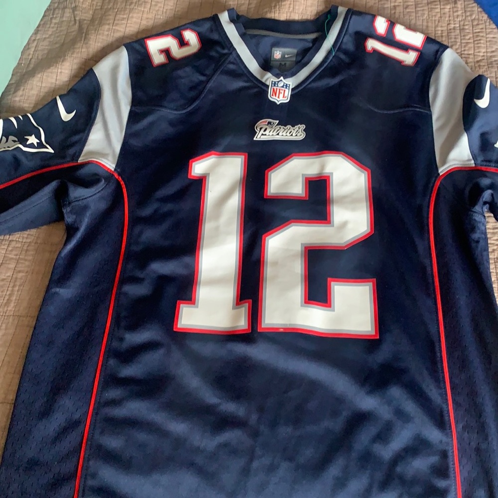 Men’s Patriots Nike jersey Sz m Tom Brady #12